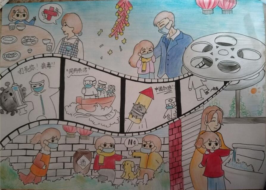 “疫情當(dāng)前，孩子們有‘畫’說”作品展播（三十七）