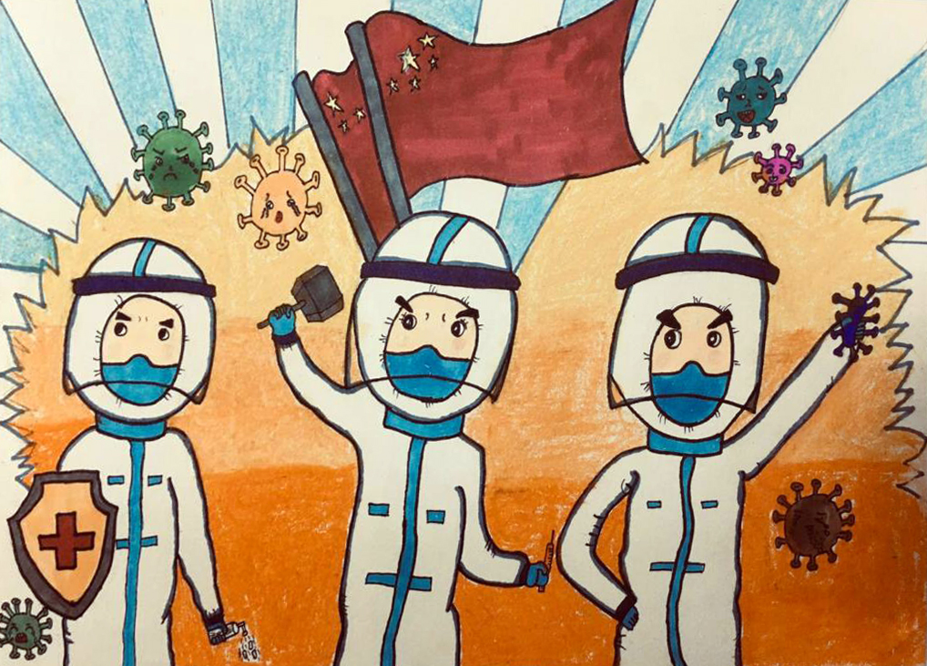 “疫情當(dāng)前，孩子們有‘畫’說”作品展播（三十九）