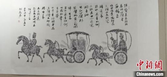 圖為傳拓作品?！〈蘖?攝