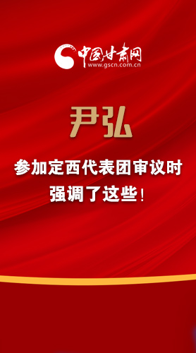 【2022甘肅兩會(huì)·圖解】尹弘書記參加定西代表團(tuán)審議時(shí)強(qiáng)調(diào)了這些！