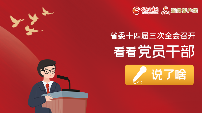 圖解|事關(guān)甘肅省委十四屆三次全會(huì)，黨員干部這么說(shuō)！