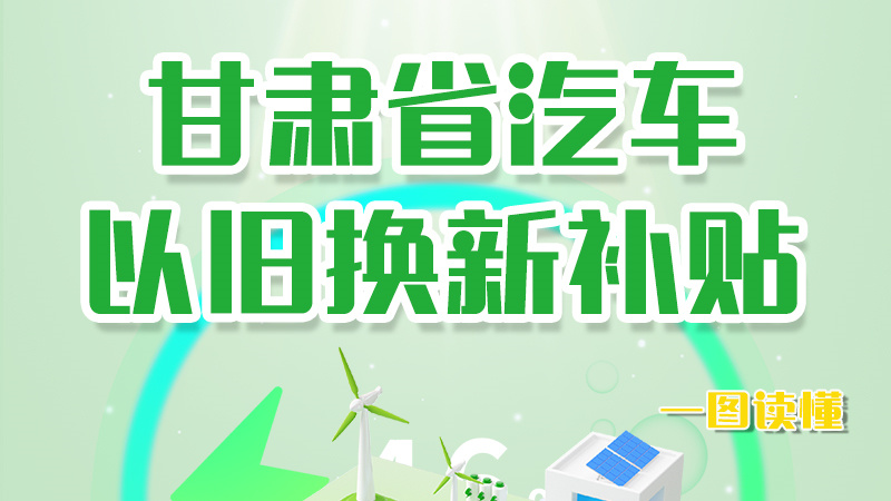 海報|重大利好！甘肅省汽車以舊換新補貼來了
