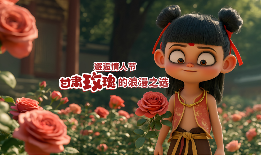 AI視頻 | 邂逅情人節(jié)，甘肅玫瑰的浪漫之選